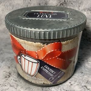 Gourmet Espresso 3-Wick Candle from Bath & Body Works (2014) BBW